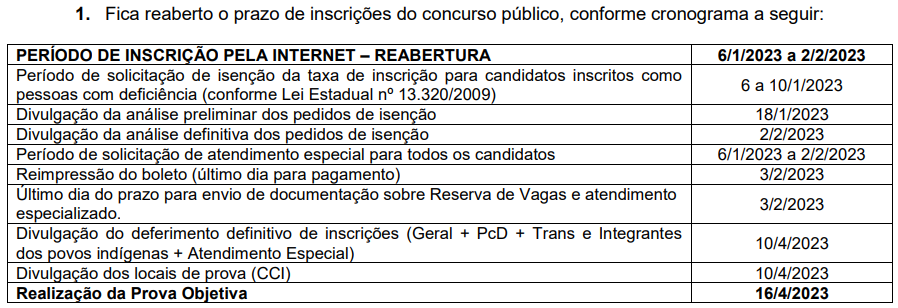 Concurso FEPAM: Inscrições prorrogadas!