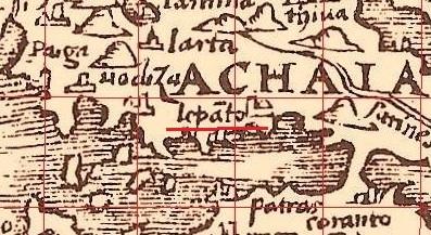 C:\Users\user\Desktop\ΒΙΒΛΙΑ\Ναυμαχία του Lepanto\aa0 Ναυμαχια 1571 Χάρτης του J.Honter του 1561.jpg