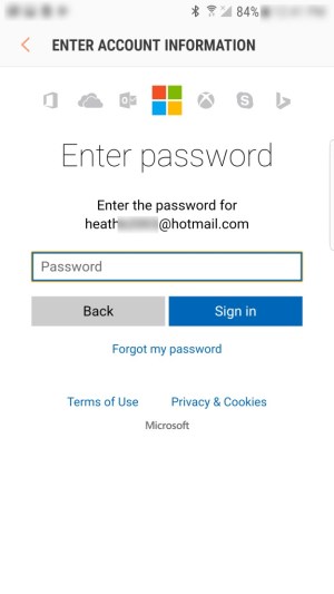 Hotmail Password