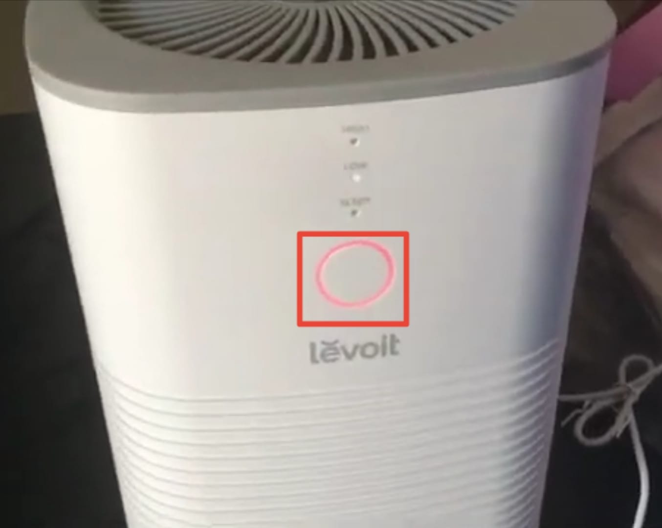 How do we Fix Levoit Air Purifier Red Light for all models? Air