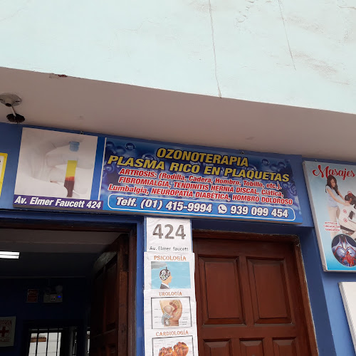 Opiniones de Ozonoterapia Plasma Rico En Plaquetas en Carmen de la Legua Reynoso - Laboratorio