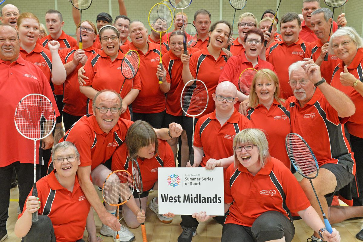 Players in badminton who have trouble learning get together: Special Olympics GB was able to hold a full-scale competition for the first time
