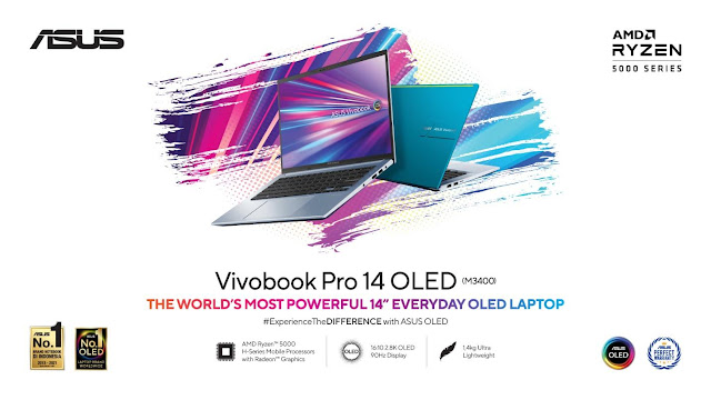 ASUS Vivobook Pro 14 OLED (M3400) Powerful, Dinamis, Multitasking buat Ibu Muda Kreatif