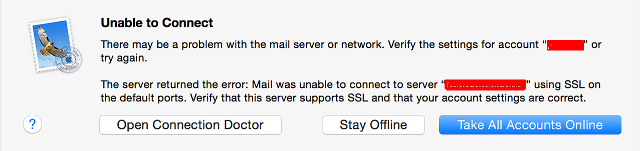 Memperbaiki Mac tidak bisa kirim dan terima email