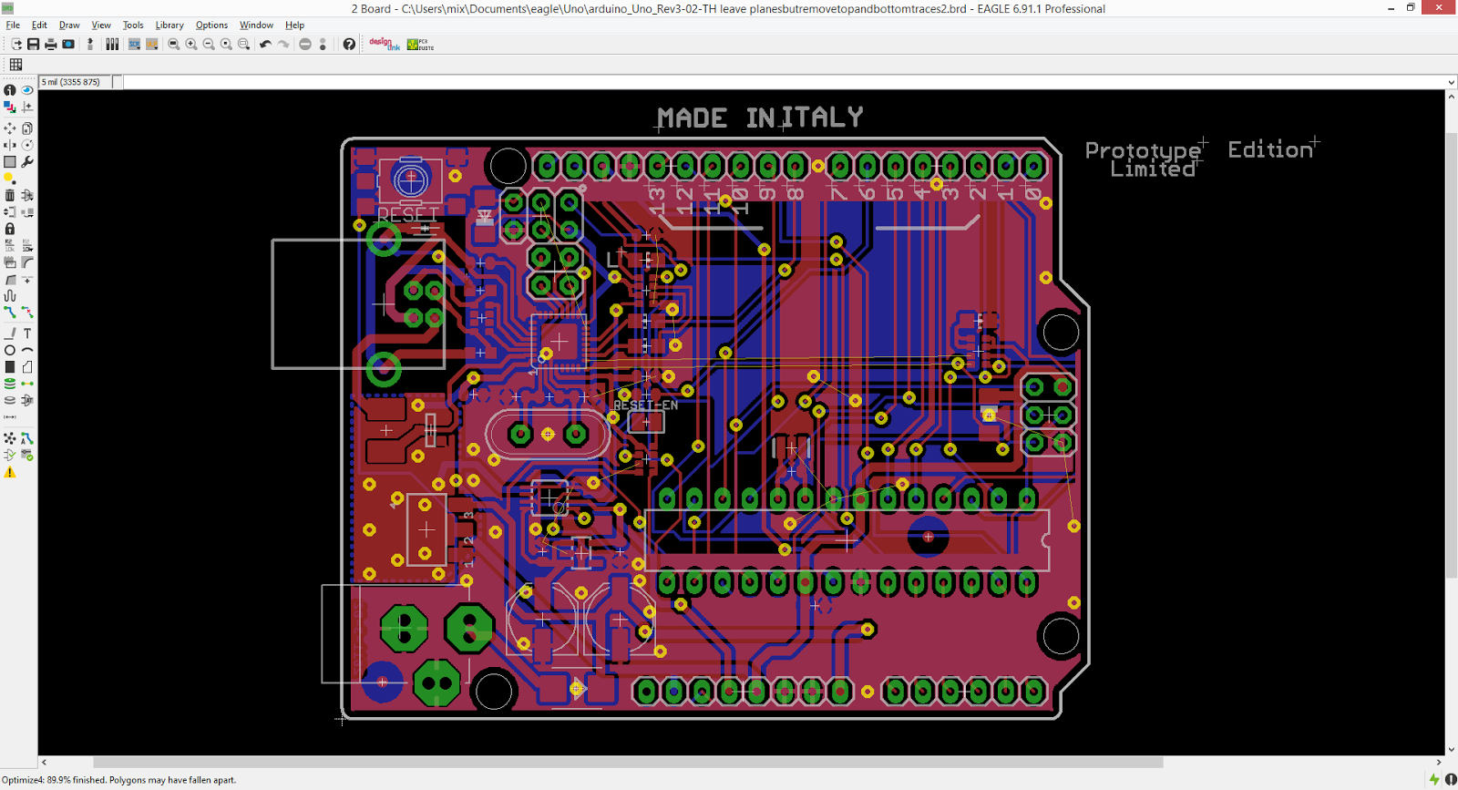 Arduino Uno Eagle Schematic