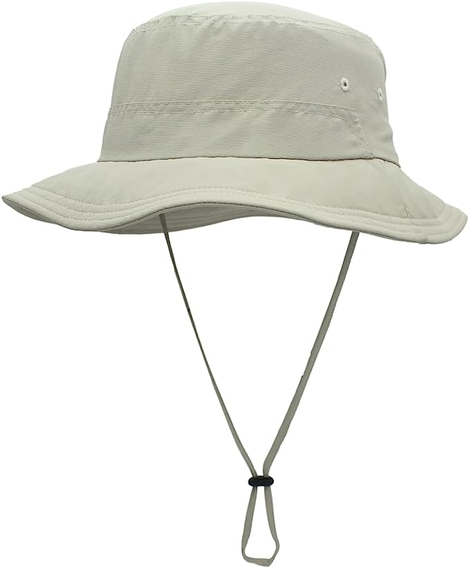 Connectyle Womens Nylon Bucket Sun Hat Water Resistant Summer Beach Hat UPF 50+