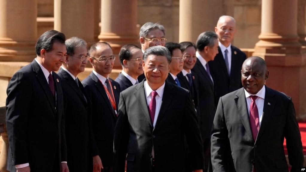 Chủ tịch Tập Cận Bình và các lãnh đạo BRICS tại Nam Phi ngày 22/8/2023.