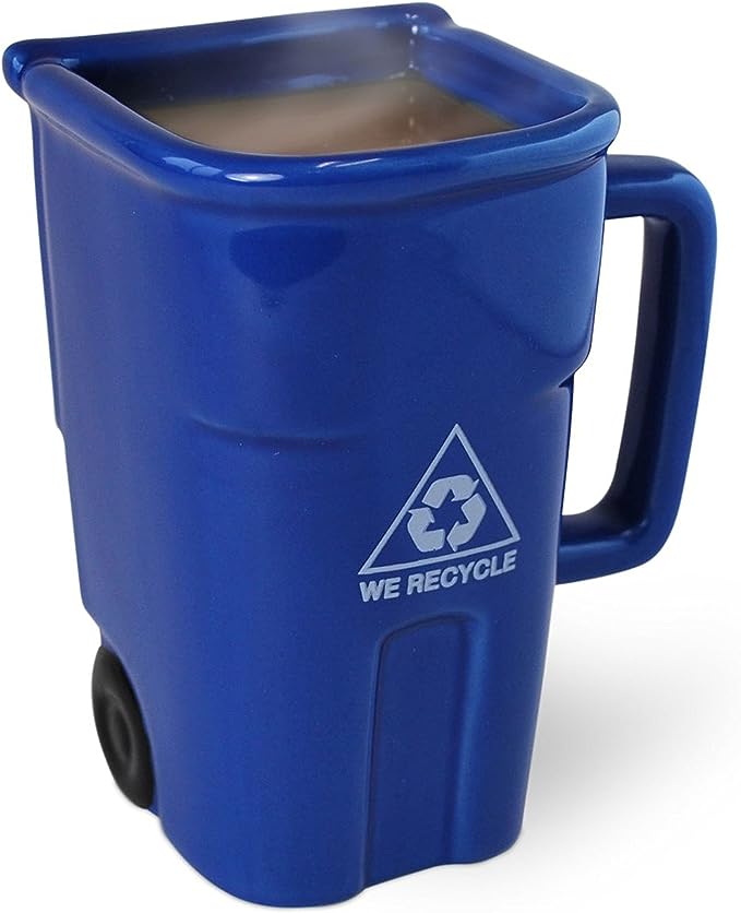 recycling can mug