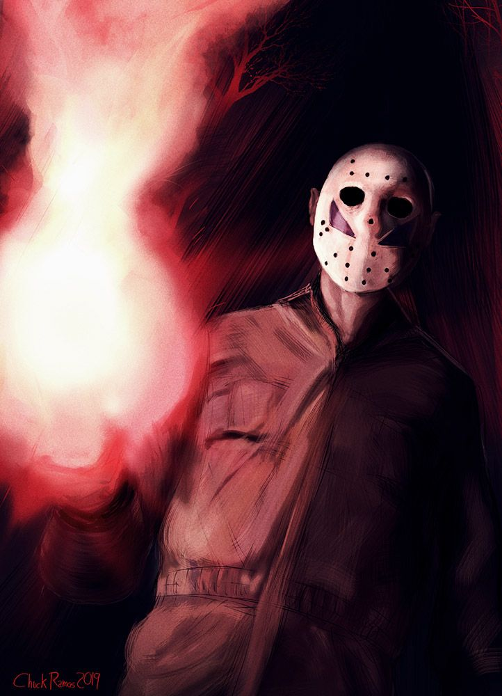 Phone Wallpaper: Friday the 13th | Jason Voorhees | Camp Crystal Lake |  Hockey Mask | Summer Camp | Digital Download | Digital Art