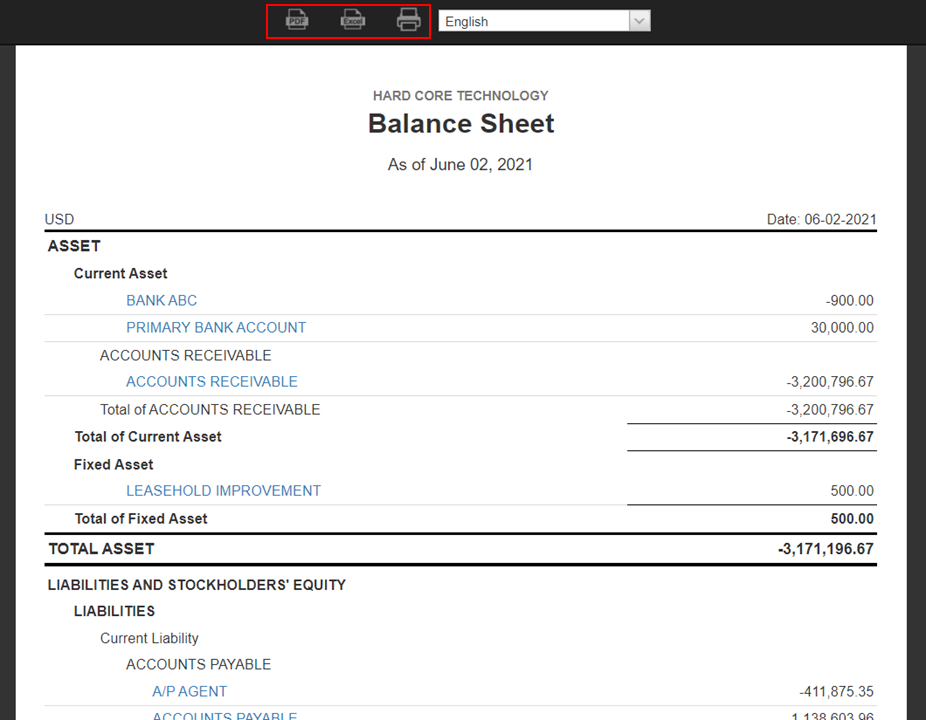 How to generate Balance Sheet in GoFreight? – GoFreight Knowledge Center