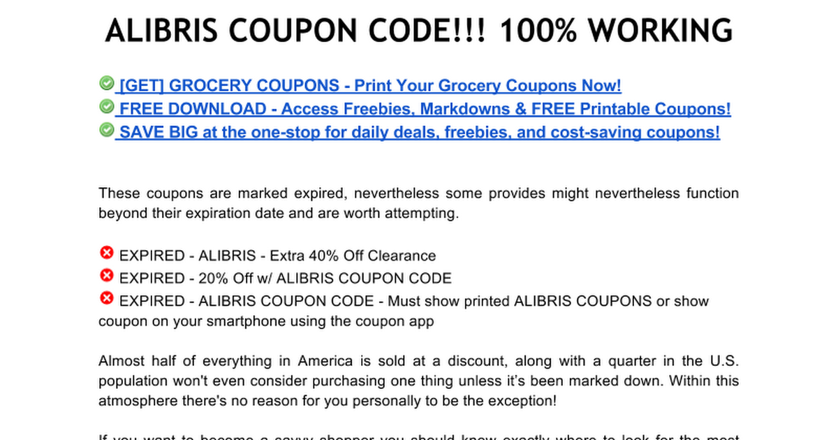 Alibris Coupon Code Google Docs