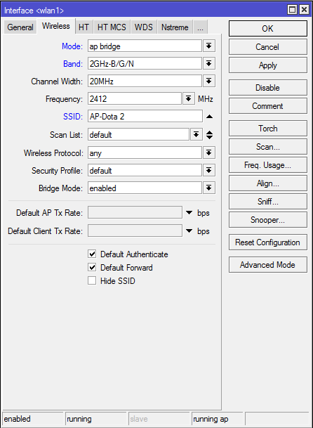 D:\Data Ana\DATA BARU\JNIRKABEL\ZAINUN\Lab 2 Wireless Access Point to Multi Point\AP\5.PNG