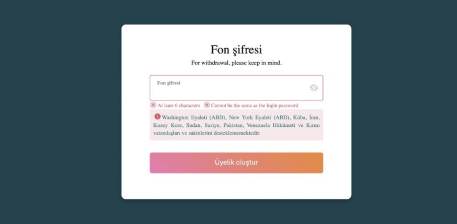 Gateio Fon Şifresi