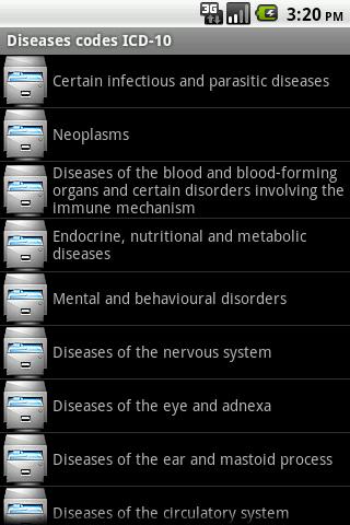 Download Diseases Codes ICD-10 apk