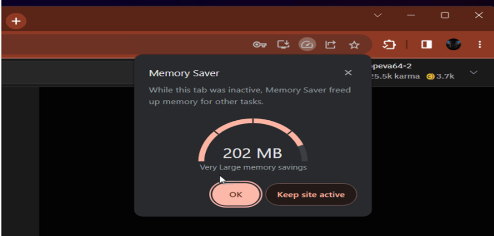 بهینه سازی حافظه در نسخه دسکتاپ Google Chrome 115