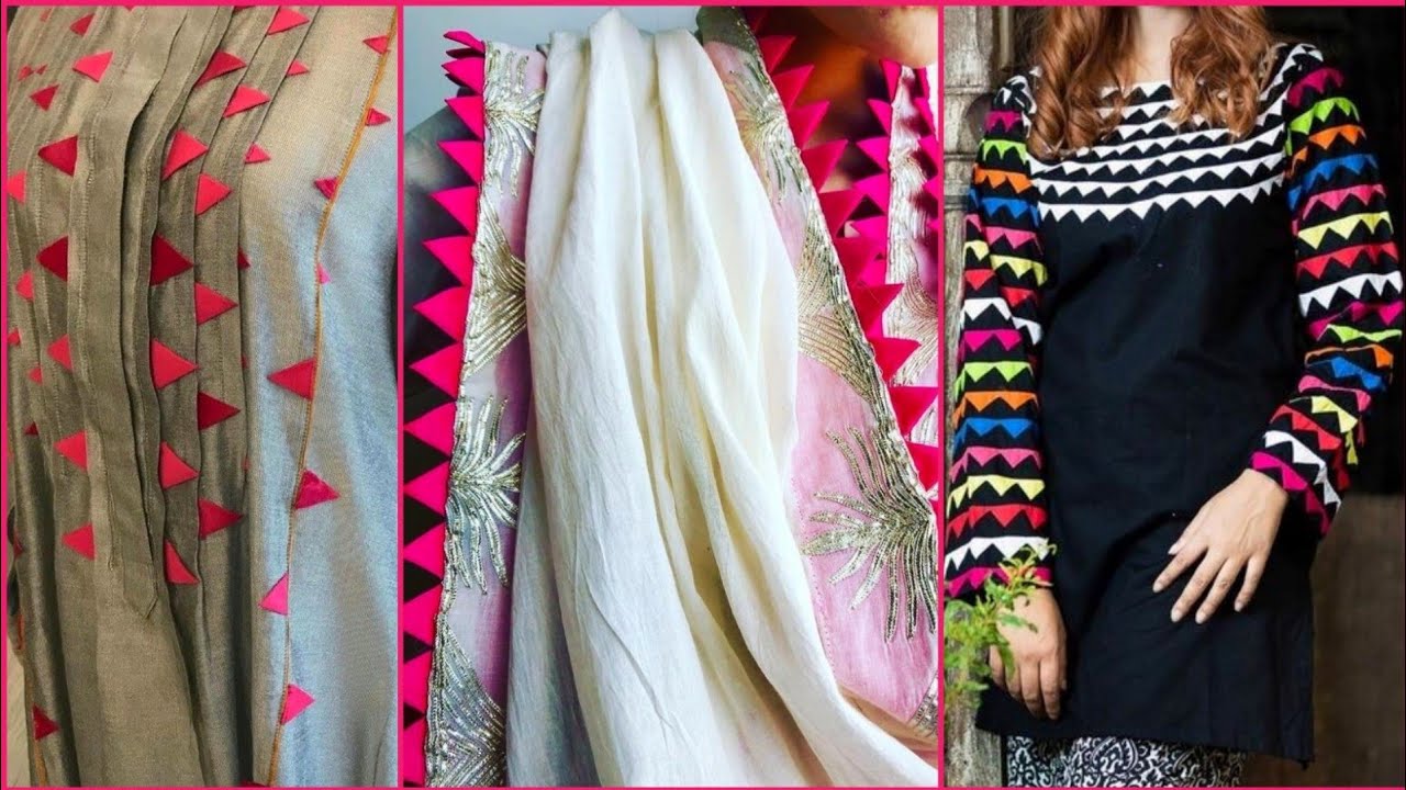 New Samosa lace designs ||Samosa lace neck designs New lace ...
