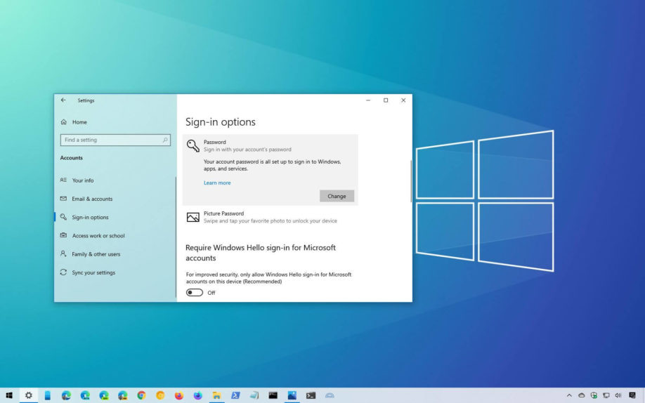 Windows 10 remove password