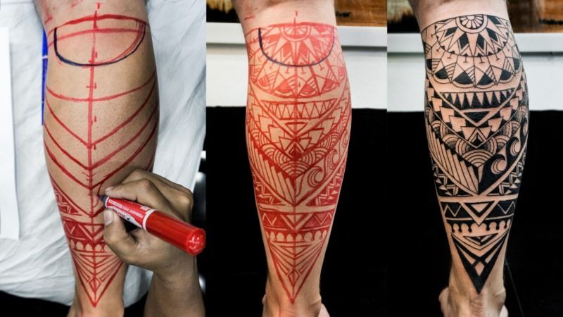 สักแบบ free hand (ด้นสด) คืออะไร2