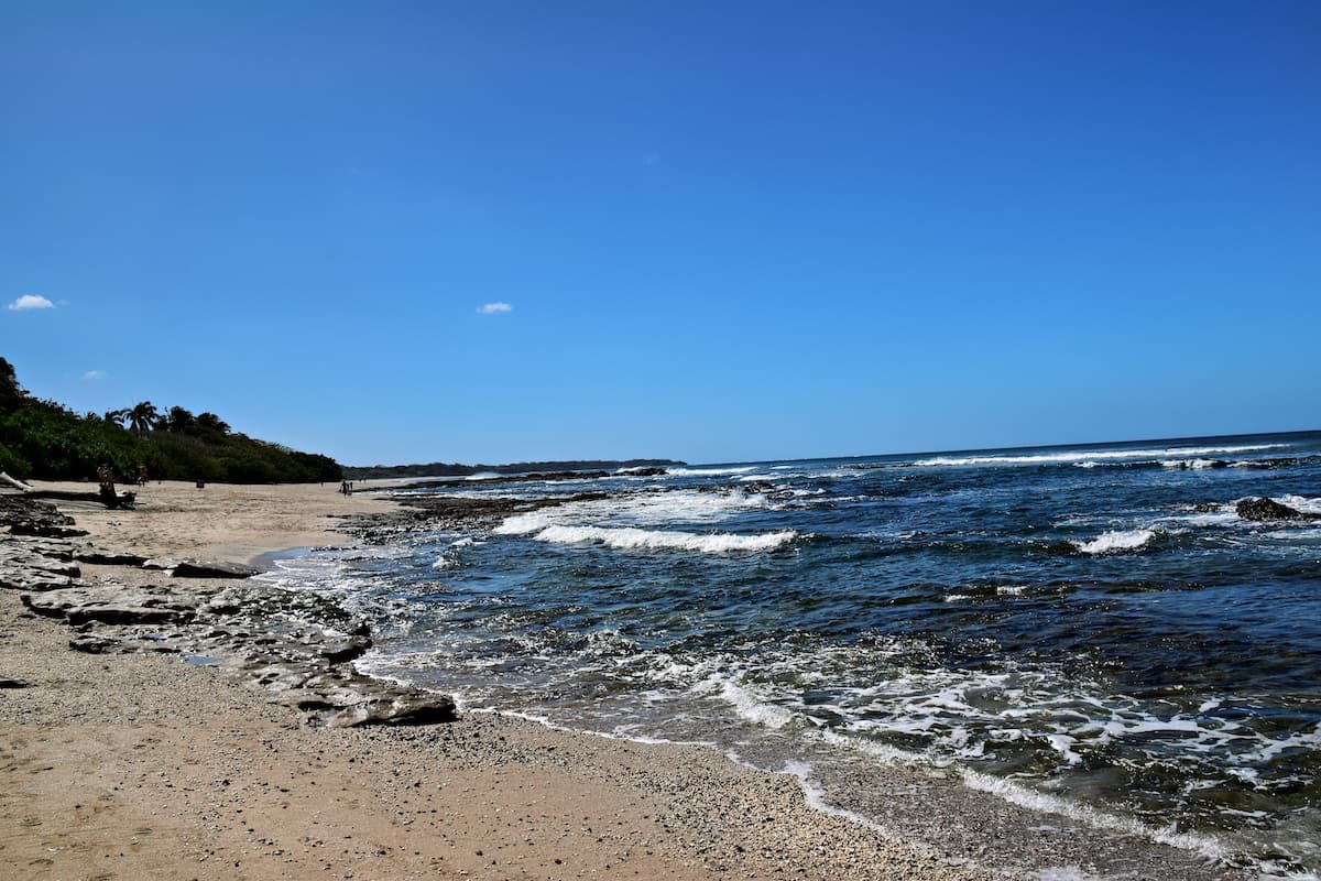 Tamarindo Beach, a great spot for shore fishing in Tamarindo