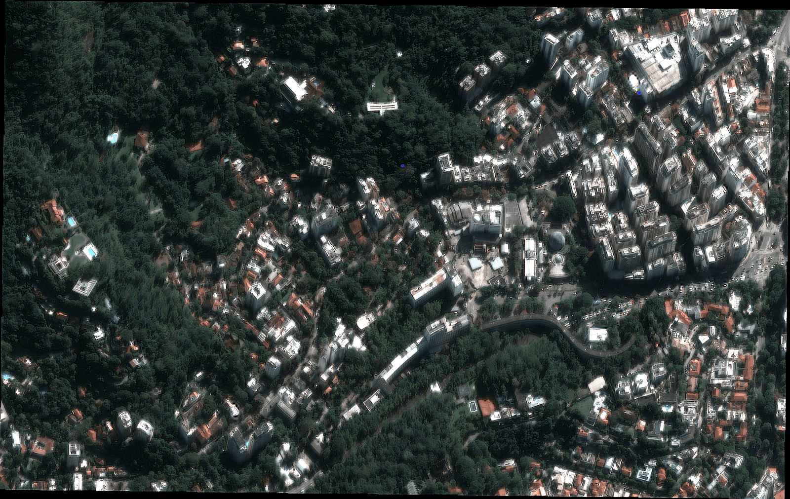UPC campus, Rio de Janeiro, Pléiades July 21st 2022 satellite image