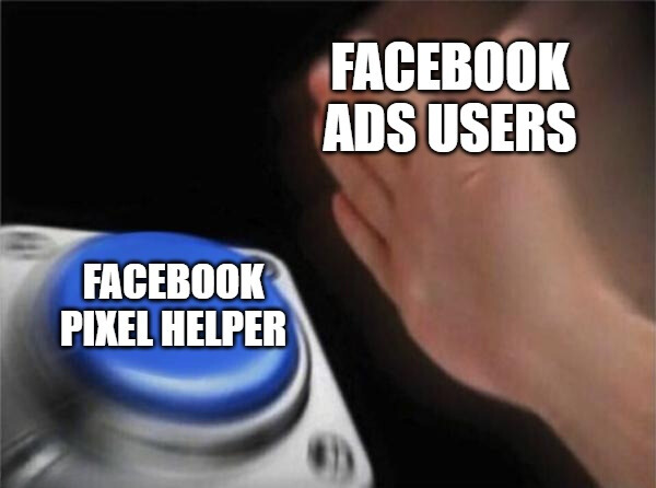 Facebook Ads users press the button to choose Facebook Pixel Helper