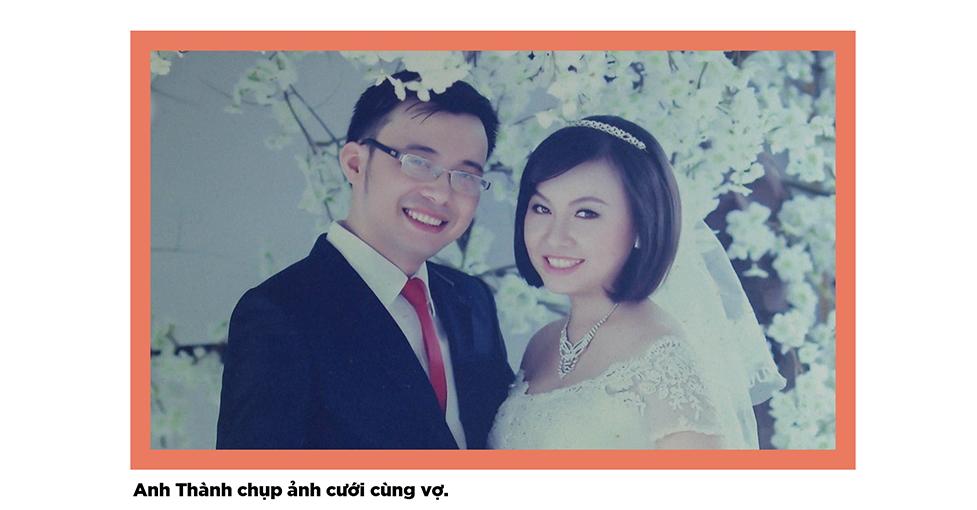 Ảnh cưới anh Thành cùng vợ