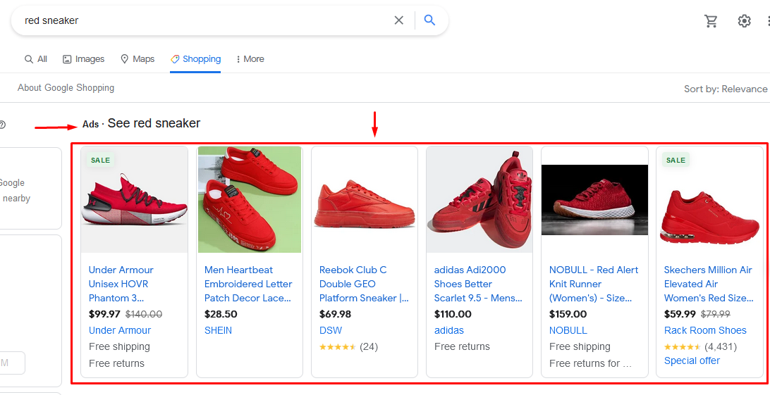 Google product ads