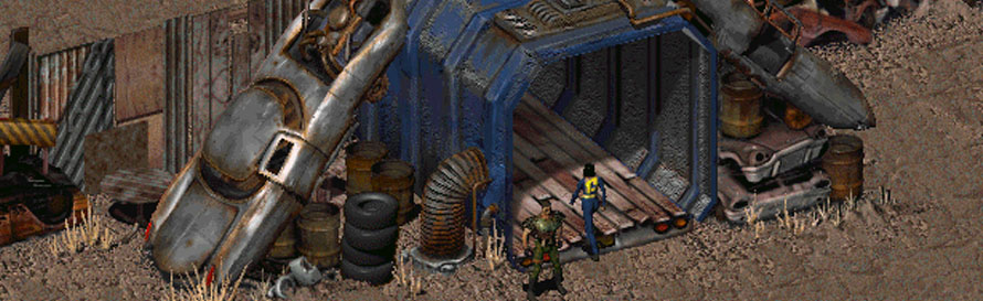 junktown from fallout 1, one of the most memorable locations