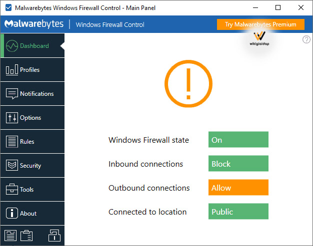Tổng quan về các tính năng của Windows Firewall Control 6