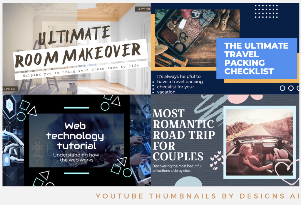 Designs.ai | Must knows to build a quality YouTube channel for your business - YouTube thumbnail templates available in Designs.ai