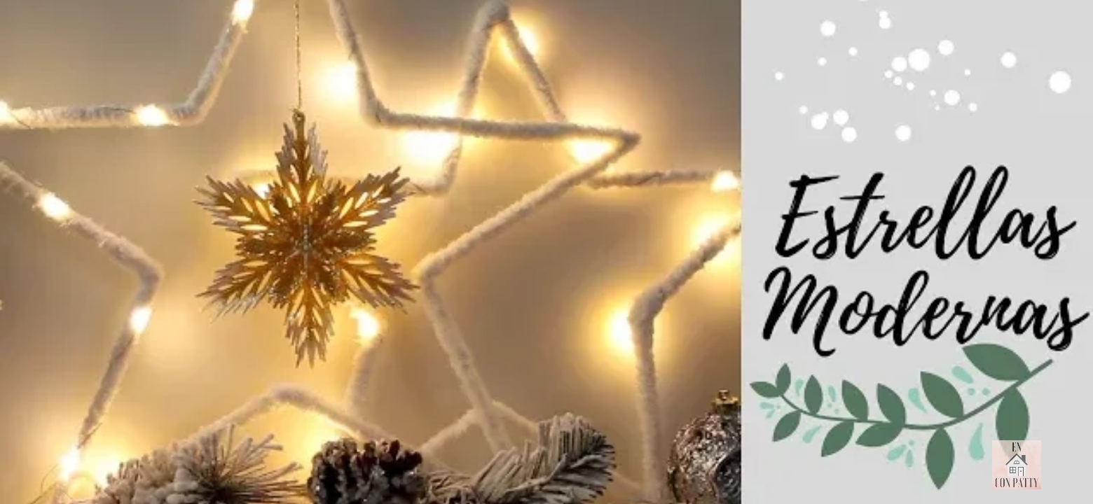 Te enseñamos cómo hacer una estrella de Navidad con luces LED | Decoración