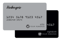 herbergers credit card 