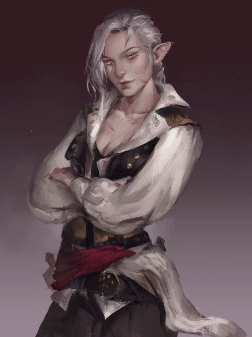 Perhaps when she is more experienced, she may look this badass. Original art by Astri Lohne.