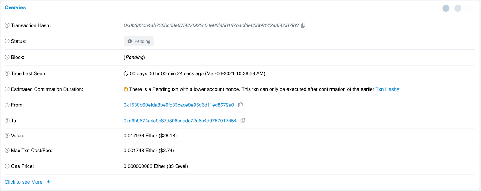 kiểm tra ví trên etherscan