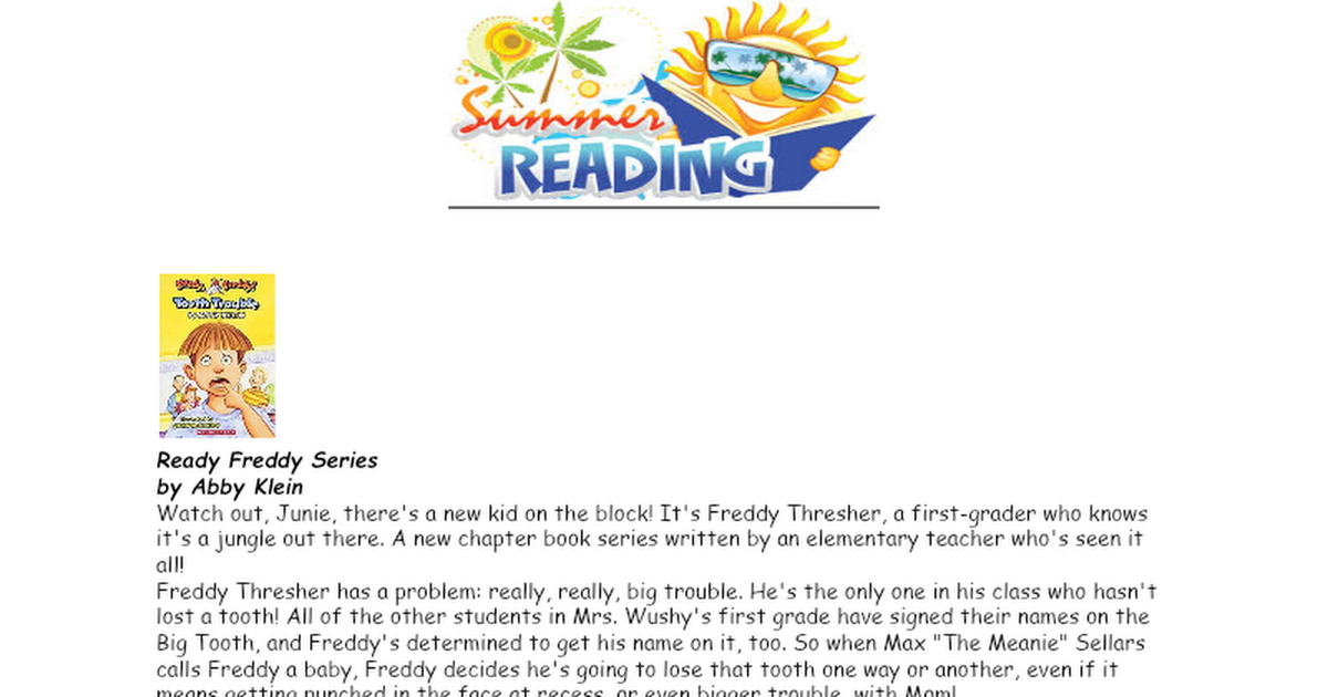 2nd and 3rd Grade-Summer Reading List.docx
