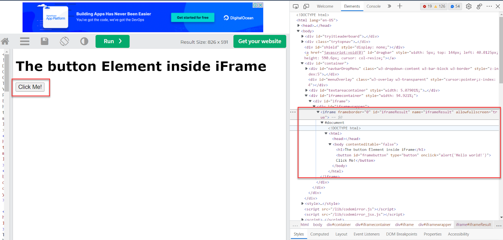 Selenium Switch to iFrame using ID