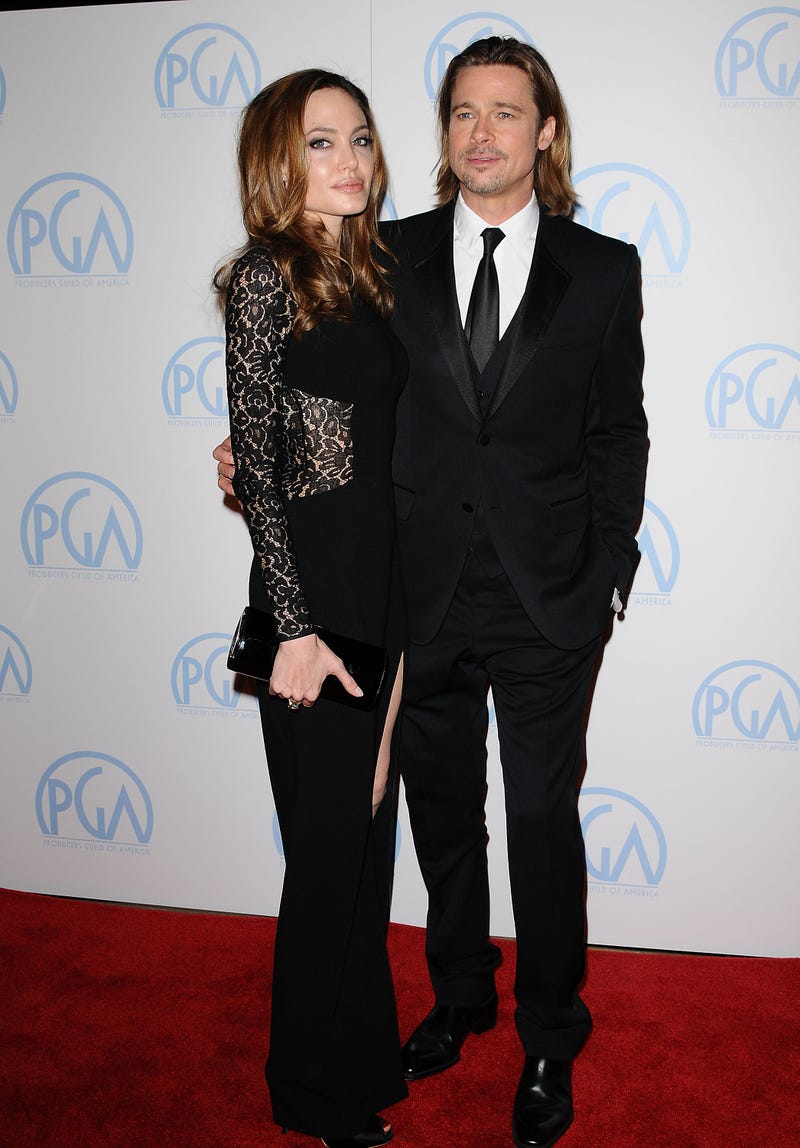 Angelina Jolie and Brad Pitt attend the 23rd annual Producers Guild Awards