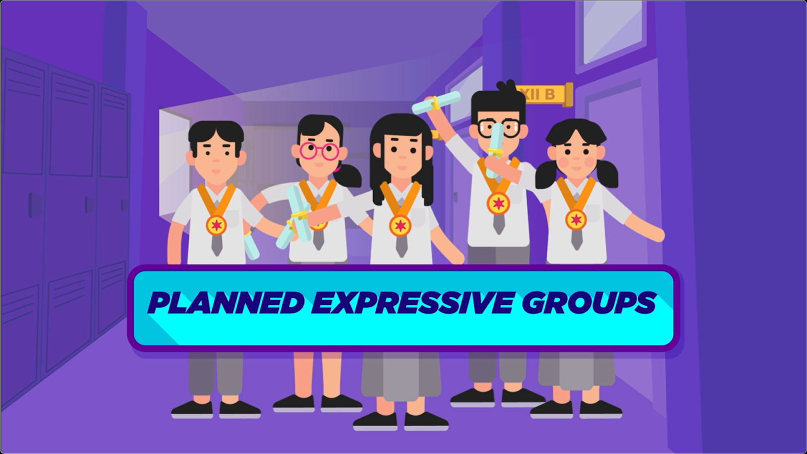 Planned expressive groups adalah kerumunan yang memiliki tujuan yang sama namun pusat perhatiannya tidak hanya satu.