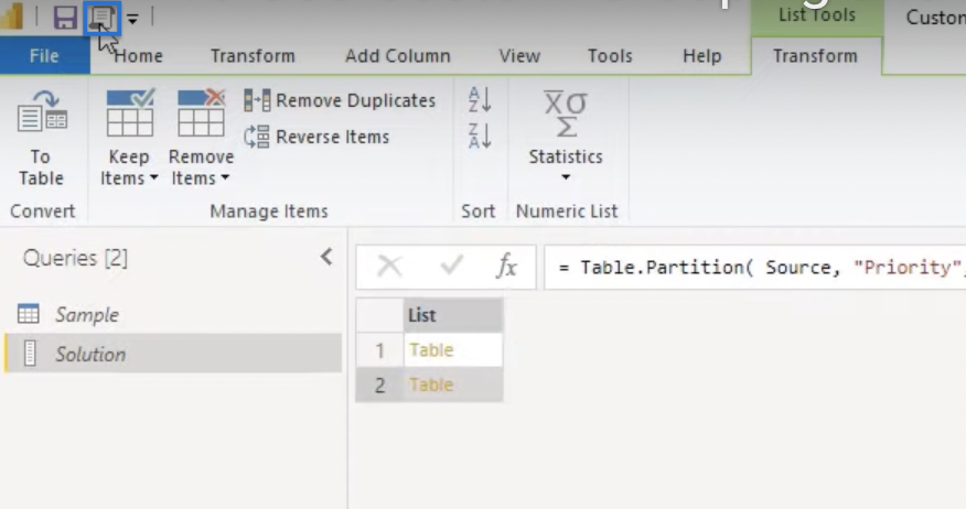 Power BI Function: Table.RowCount