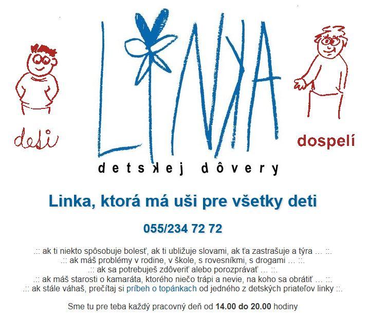 Výsledok vyhľadávania obrázkov pre dopyt linka detskej dôvery košice plagát