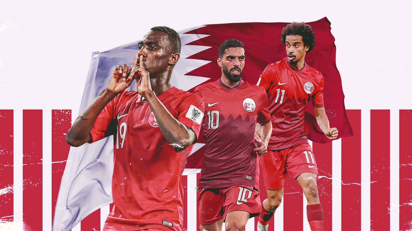 Chủ nhà Qatar đang là đội vô địch Châu Á nhưng bị đánh giá thấp nhất bảng A. Ảnh: AFC