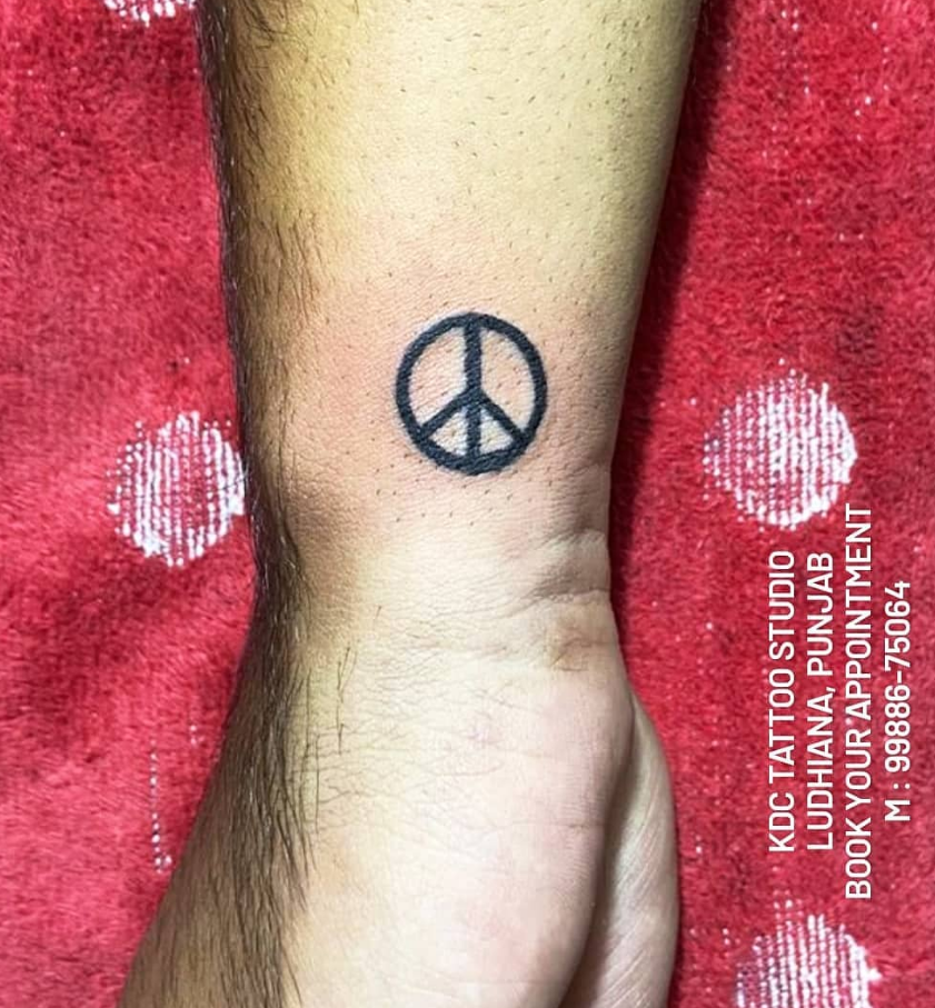 Awesome Peace Tattoo