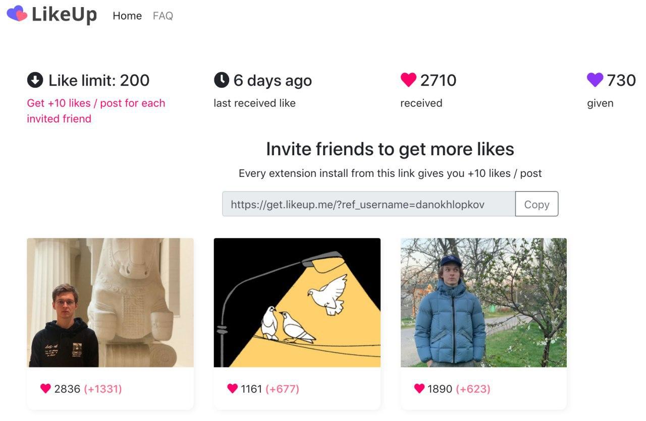 Bot de likes Instagram gratuit - LikeUp