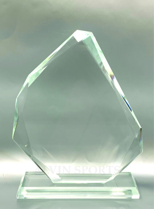 A clear trophy