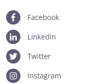 Social Media Links in Rows Module HubSpot