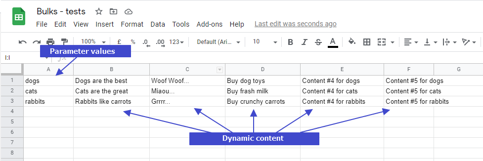 Dynamic Content From CSV