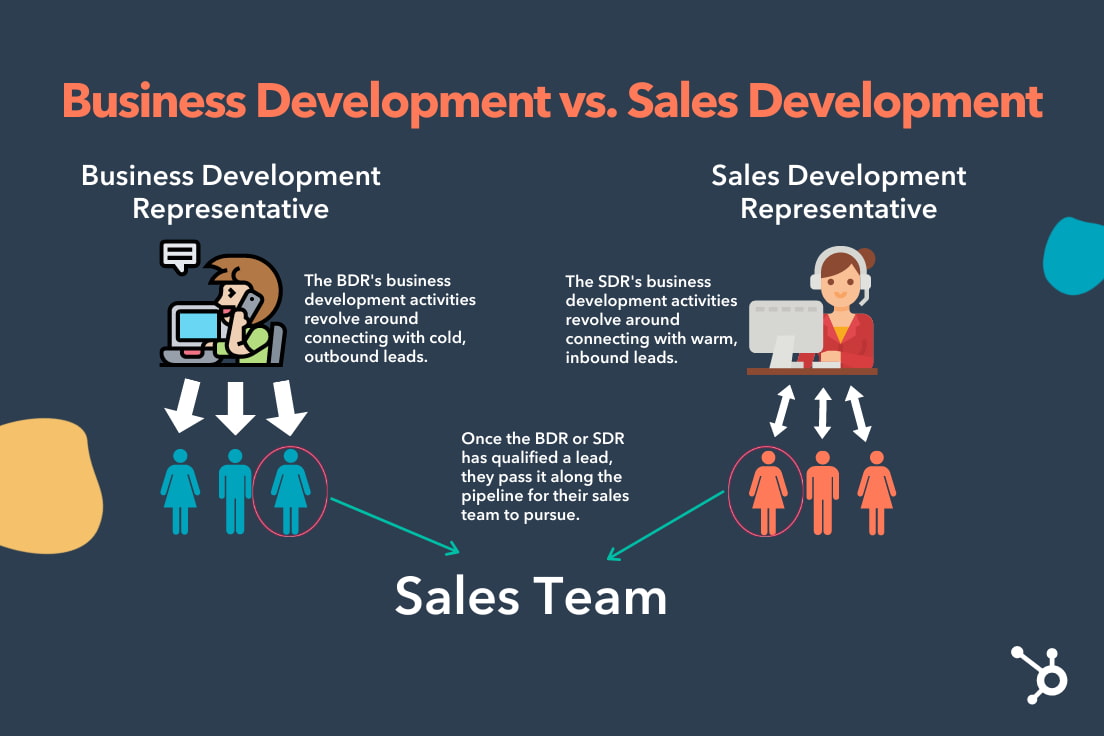 Business Development vs. Sales: Differences, Similarities, & Job Titles