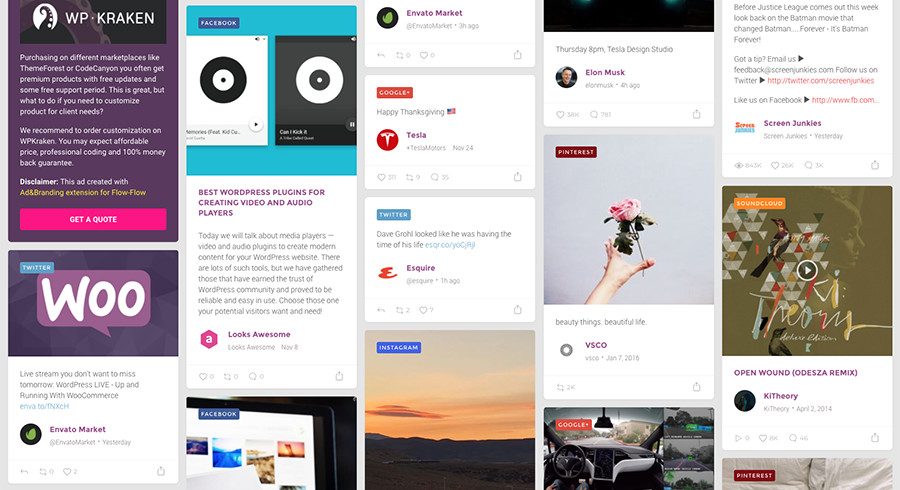 Fluxo social do G+ Flow-Flow
