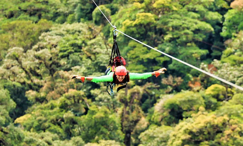 Canopy en Monteverde Costa Rica