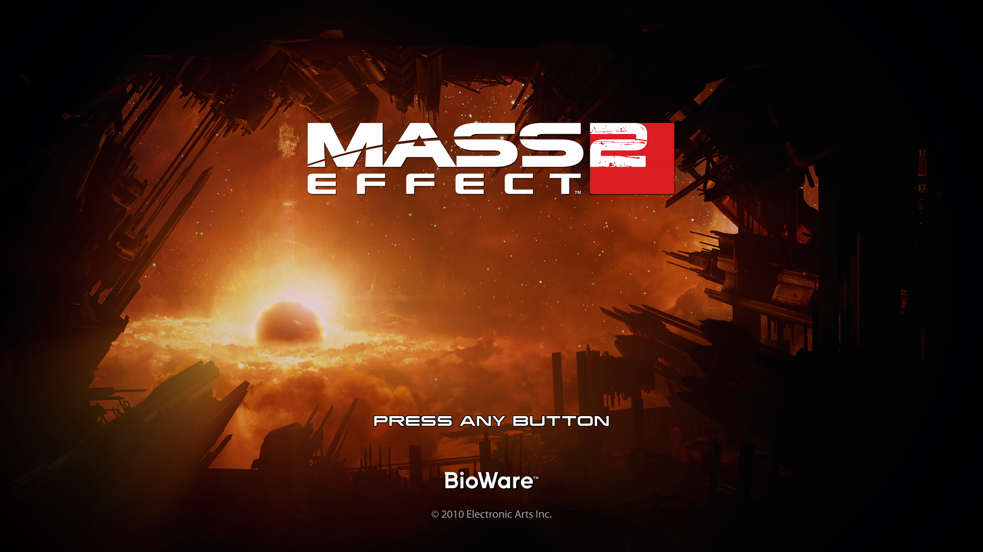 ME2 Start Screen